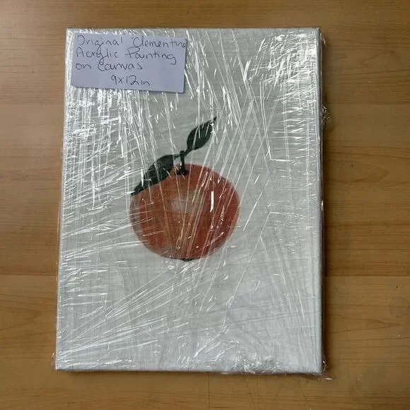 Original “Clementine” Acrylic Painting on Canvas - Picture 3 of 3